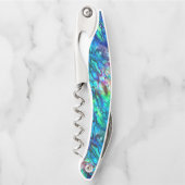 ニュージーランドアワロンパウアシェルパターン1 ソムリエナイフ (正面)