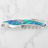 ニュージーランドアワロンパウアシェルパターン1 ソムリエナイフ (正面)