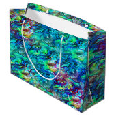 ニュージーランドアワロンパウアシェルパターン1 ラージペーパーバッグ (裏面アングル)