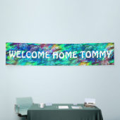 ニュージーランドアワロンパウアシェルパターン1 横断幕 (トレードショー)