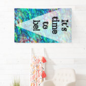 ニュージーランドアワロンパウアシェルパターン1a 横断幕 (インサイチュ)