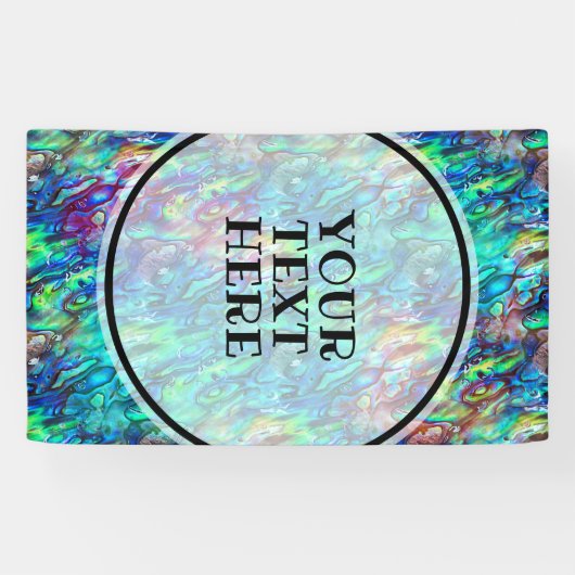 ニュージーランドアワロンパウアシェルパターン1a 横断幕 (横)