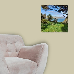 ニュージーランドオークランドコースタルオマナワヌイトラック ポスター