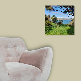 ニュージーランドオークランドコースタルオマナワヌイトラック ポスター