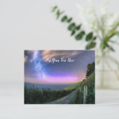 ニュージーランドオーロラ | Dunedin NZ |サザンライト ポストカード (スタンド正面)