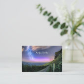 ニュージーランドオーロラ | Dunedin NZ |サザンライト 名刺 (スタンド正面)