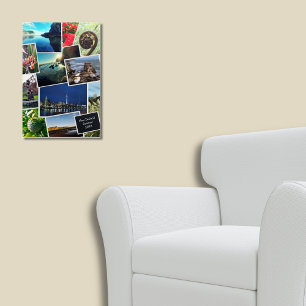 ニュージーランドカスタムフォトコラージポスター ポスター