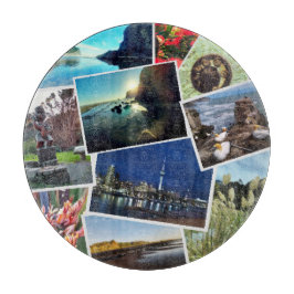 ニュージーランドカスタムフォトコラージュ カッティングボード