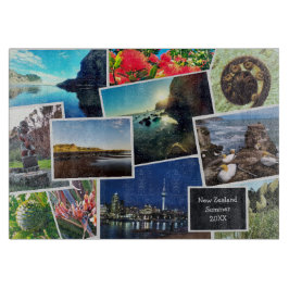 ニュージーランドカスタムフォトコラージュ カッティングボード
