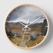 ニュージーランドカンタベリーキャッスルヒルバケーションメモリ 壁時計 (正面)