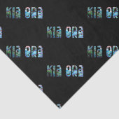 ニュージーランドキアオラグリーティングシンプルジョーパウア 薄葉紙 (詳細)