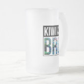 ニュージーランドキウィアズブロポーア フロストグラスビールジョッキ (正面右)