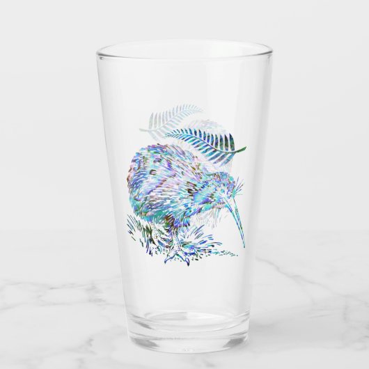 ニュージーランドキウィパウアガラス タンブラーグラス (裏面)