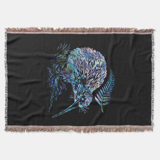 ニュージーランドキウィパウアブランケット スローブランケット (正面)