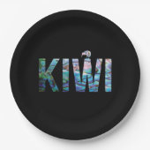 ニュージーランドキウィパウア ペーパープレート (正面)