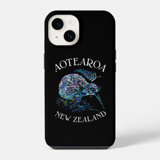 ニュージーランドキウィパウア iPhoneケース (裏面)