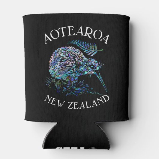 ニュージーランドキウィファーンパウアクーラーボックス 缶クーラー (裏面)