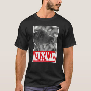 ニュージーランドキウイアイディアレトロニュージーランドマオリ Tシャツ