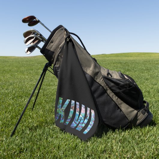 ニュージーランドキウイゴルフタオル ゴルフタオル (グリーン)