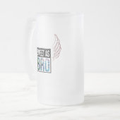 ニュージーランドキウイスウィートアズブロパウア フロストグラスビールジョッキ (正面左)