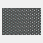 ニュージーランドキウイバードパウアシェルフェーンコーニュートラル ラッピングペーパーシート (正面2)