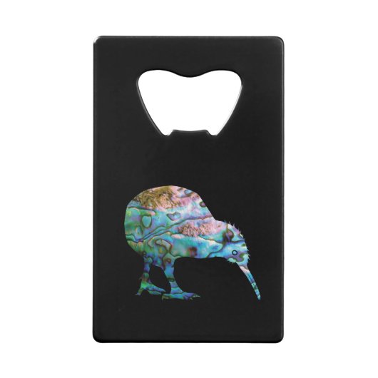 ニュージーランドキウイバードポーア クレジットカード栓抜き (正面)