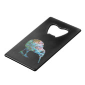 ニュージーランドキウイバードポーア クレジットカード栓抜き (正面アングル)