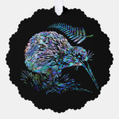 ニュージーランドキウイパウアクリスマスオーナメント オーナメントカード (正面)