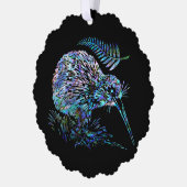 ニュージーランドキウイパウアクリスマスオーナメント オーナメントカード (左)