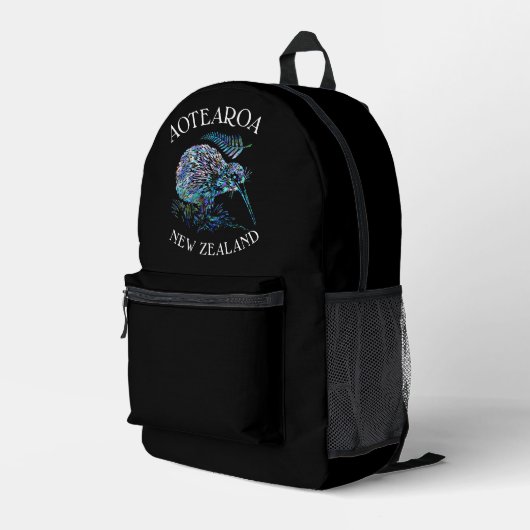 ニュージーランドキウイファーンポーア プリントバックパック (裏面右端)