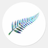 ニュージーランドキウイファーンポーア ラウンドシール (正面)