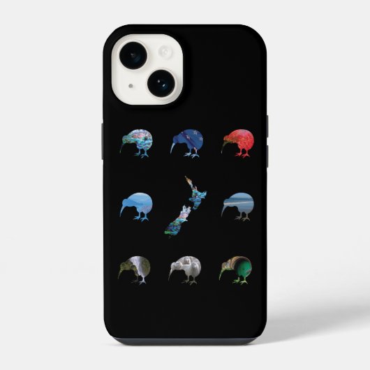 ニュージーランドキウイ iPhoneケース (裏面)