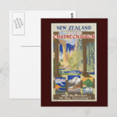 ニュージーランドクライストチャーチ ポストカード (正面/裏面)