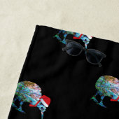 ニュージーランドクリスマスキウィポーア ビーチタオル (インサイチュ)