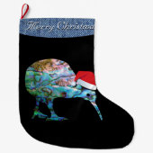 ニュージーランドクリスマスキウィポーア ラージクリスマスストッキング (正面)