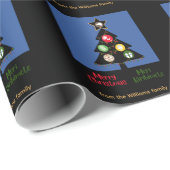 ニュージーランドクリスマスツリーキウイクリスマス パーソナライズされた ラッピングペーパー (ロールコーナー)