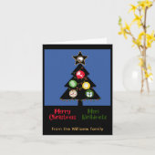 ニュージーランドクリスマスツリーNZキウイシンボルクリスマス カード (黄色い花)