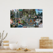 ニュージーランドコラージュ ポスター (キッチン)