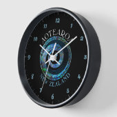 ニュージーランドコルーパウア 壁時計 (傾斜)