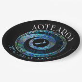 ニュージーランドコルーマップポーア ペーパープレート (アングル)