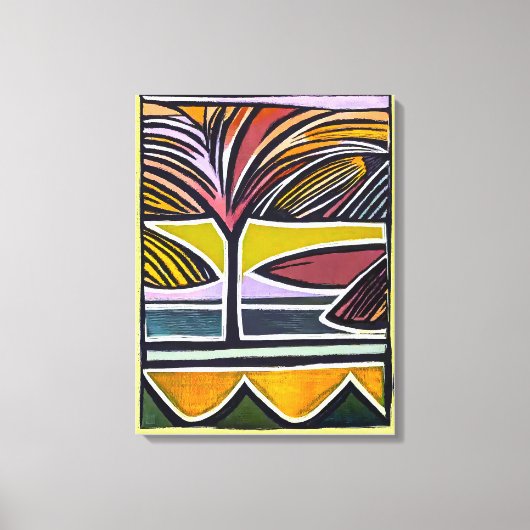 ニュージーランドサマー – キャンバスプリントアートプリント キャンバスプリント (正面)