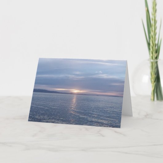 ニュージーランドサンセット カード (正面)
