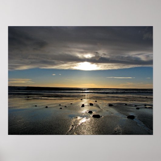 ニュージーランドサンセット ポスター (正面)