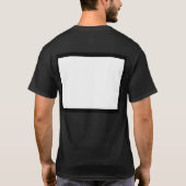 ニュージーランドサンドビーチブラックアオテアロアキウイカスタム Tシャツ (裏面)