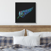 ニュージーランドシダシンプルーPAUA キャンバスプリント (インサイチュ (寝室))