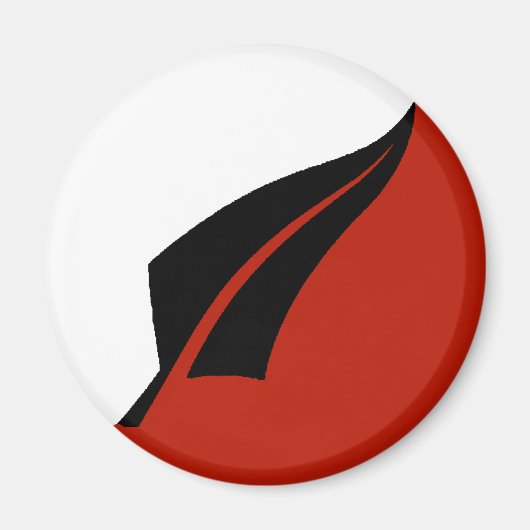 ニュージーランドシルバーシダ冷蔵庫用マグネット マグネット (正面)