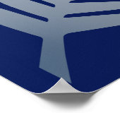 ニュージーランドシルバーシダ ポスター (角)