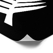 ニュージーランドシルバーシダ ポスター (角)