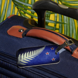 ニュージーランドシルバーシダ ラゲッジタグ