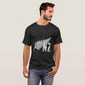 ニュージーランドシルバーファーンニュージーランド Tシャツ (正面フル)